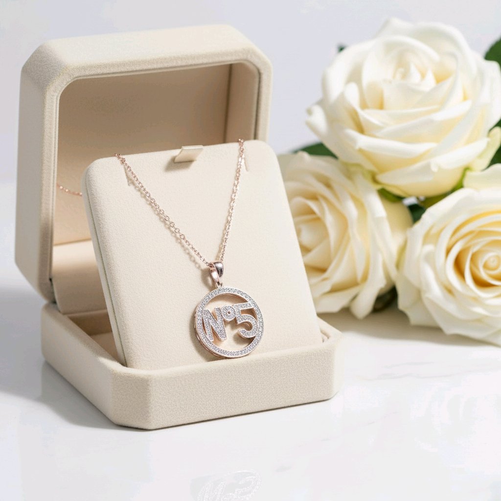 No.5 Signature Circle Pendant