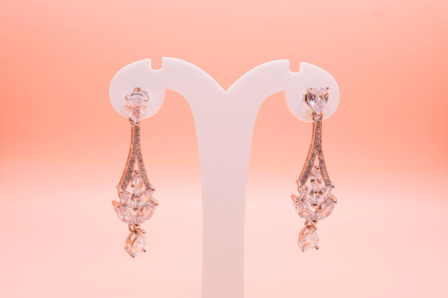 crystal blossom earrings