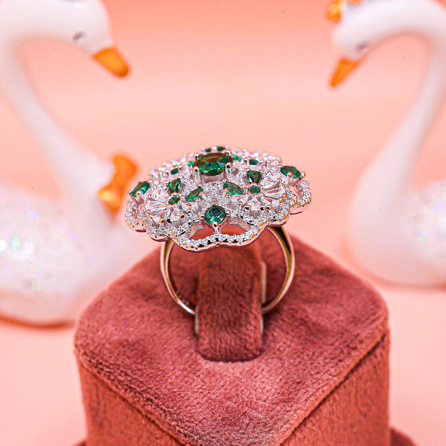 Emerald Royale Bloom Ring