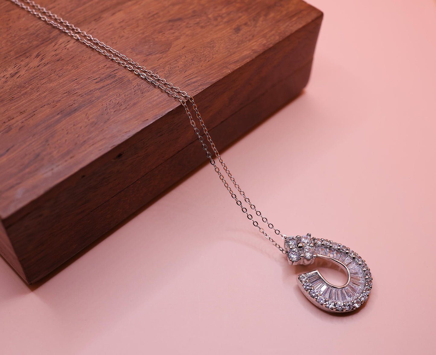 Eternal Teardrop Diamond Pendant