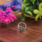 Green Trinity Silver Nose Pin
