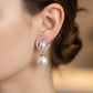 Elegant 925 Sterling Silver Pearl Drop Earrings for Women