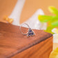 Tri Bead Cluster Silver Nose Pin