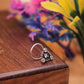 Trinity Spark Silver Nose Pin