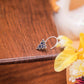 Tri Bead Cluster Silver Nose Pin