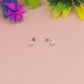Classic Pearl Silver Stud Earrings
