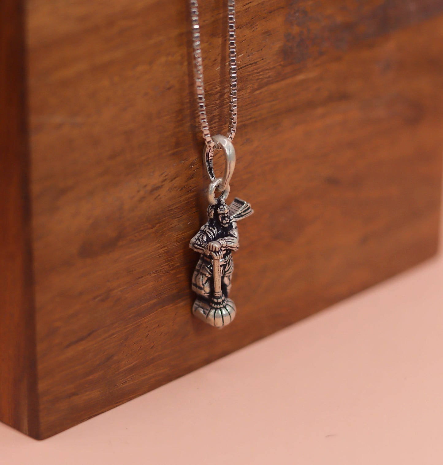 Lord Hanuman 925 Silver Pendant