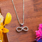 Eternal Loop Spark Silver Pendant