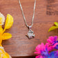 Graceful Fish Silver Pendant