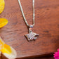 925 Sterling Silver Sparkling Fish Pendant