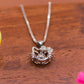 Paw Love Spark Silver Pendant