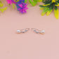 Elegant Pearl Drop Silver Earrings