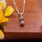 Men’s Dumbbell Pendant Chain in 925 Sterling Silver