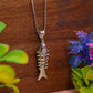 Traditional Fish Design 925 Silver Pendant