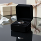 Men’s Classic Screw-Design Band Ring – Premium Silver Finish