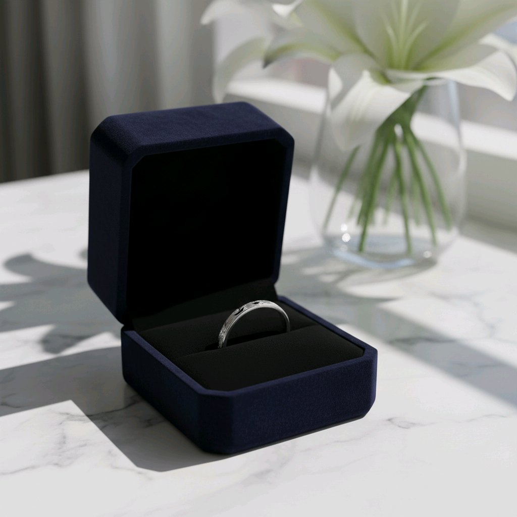 Minimal Chilan Finish Silver Band