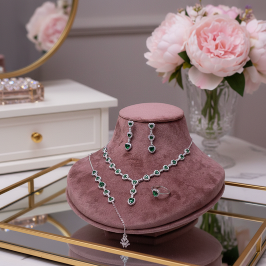 Emerald Heartbeat Set