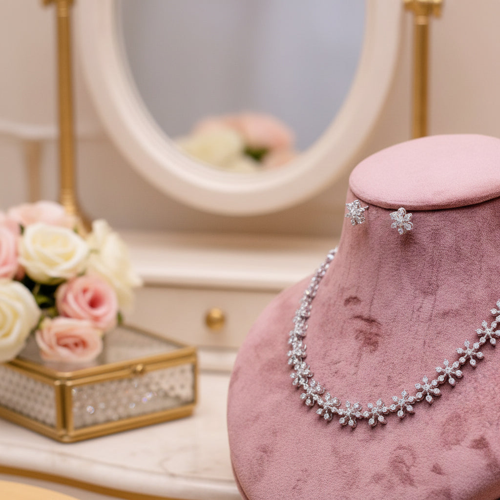 Petal Cluster Jewelry Set