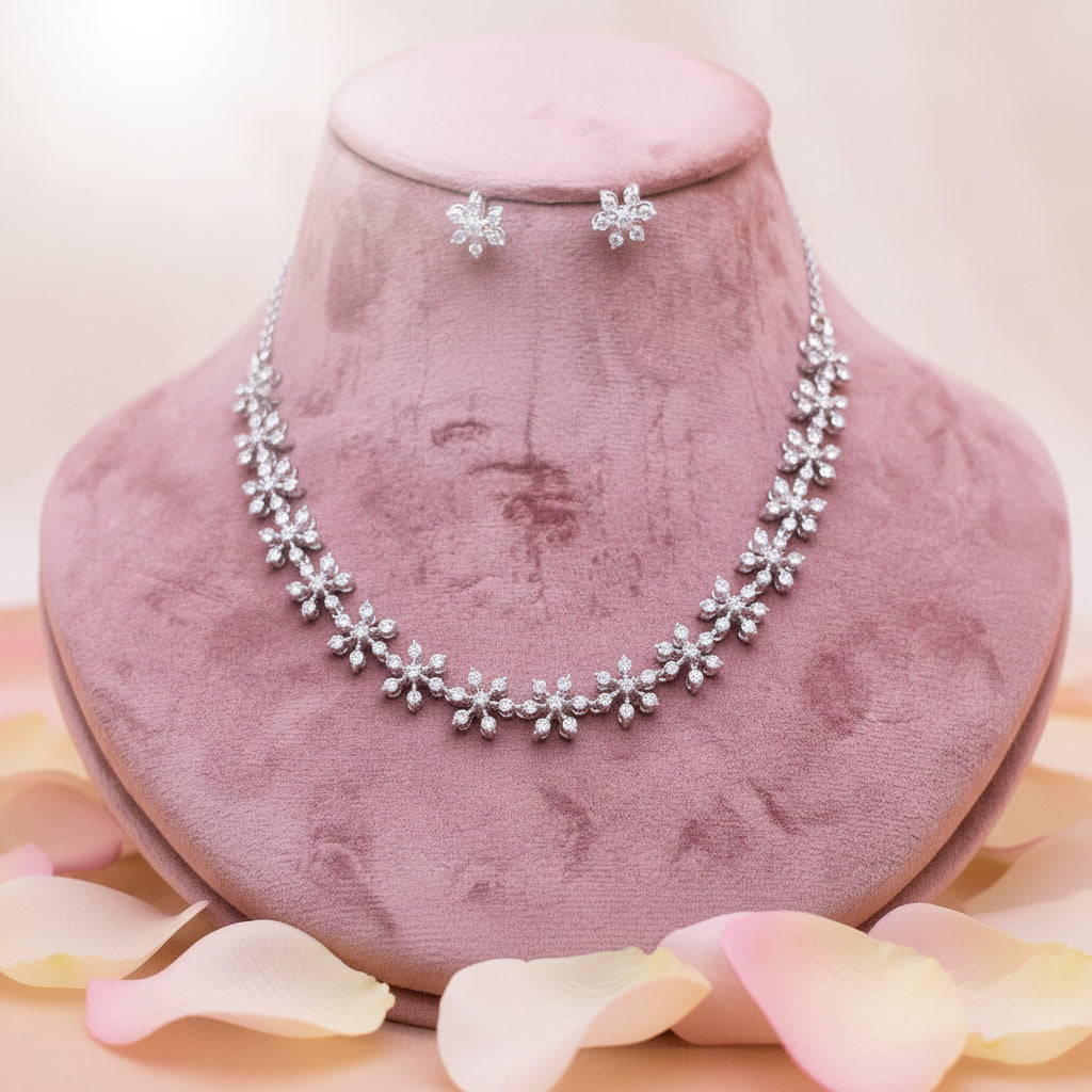 Petal Cluster Jewelry Set