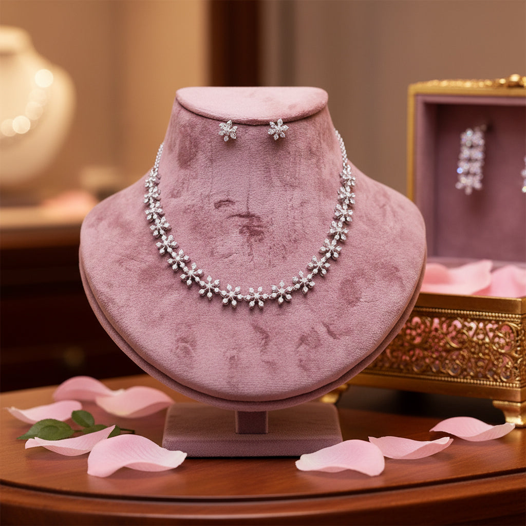 Petal Cluster Jewelry Set