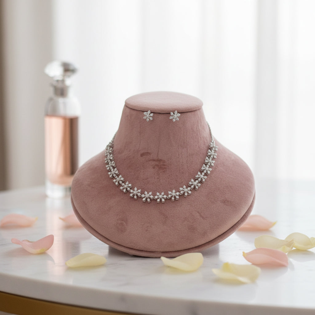 Petal Cluster Jewelry Set