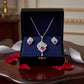 Royal Ruby Crest Pendant Set