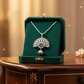 Emerald Fan Elegance Pendant