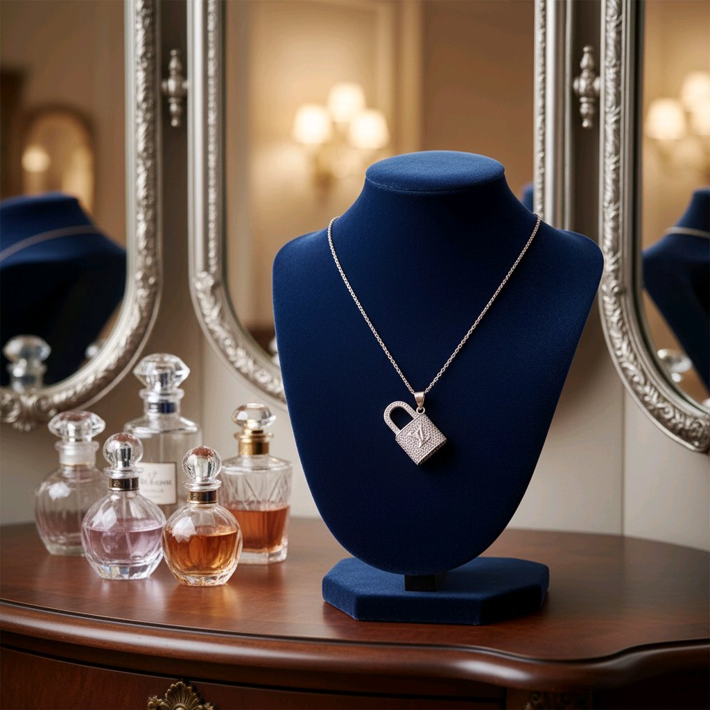 Eterna Lock Diamond Pendant