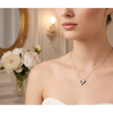 Eternal Heart Spark Silver Chain Pendant