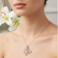 Elegant Butterfly Diamond Pendant