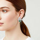 Silver Emerald Empress Earrings