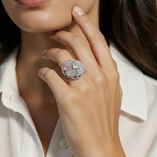 Celestia Bloom Diamond Ring