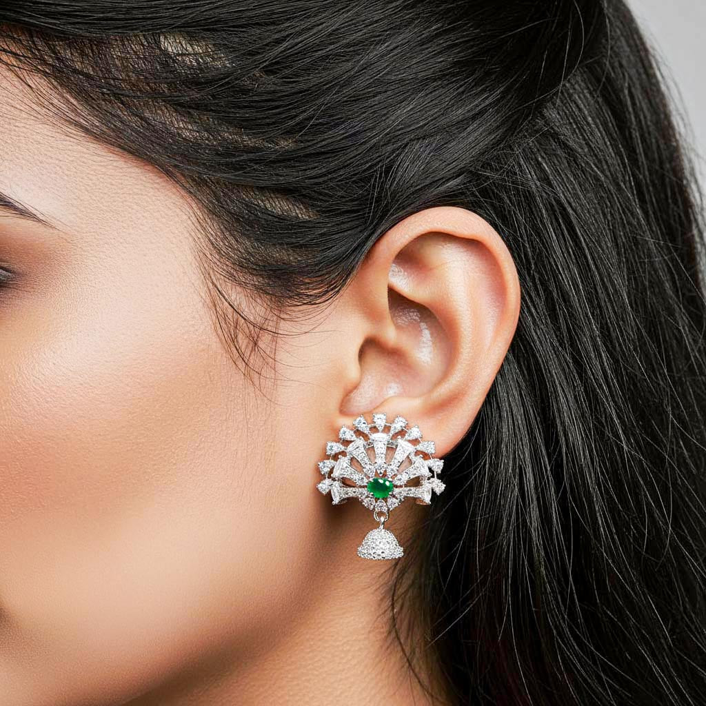 Peacock Bloom Studs