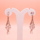 crystal blossom earrings