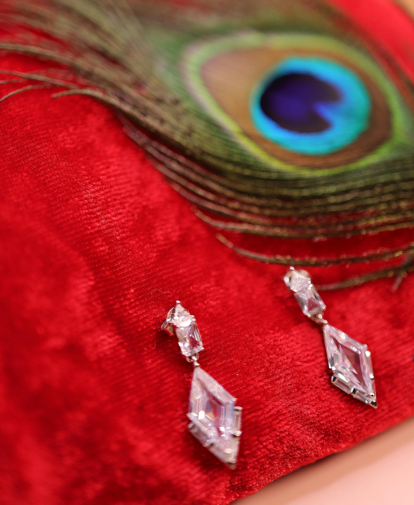 Crystal Prism Earring