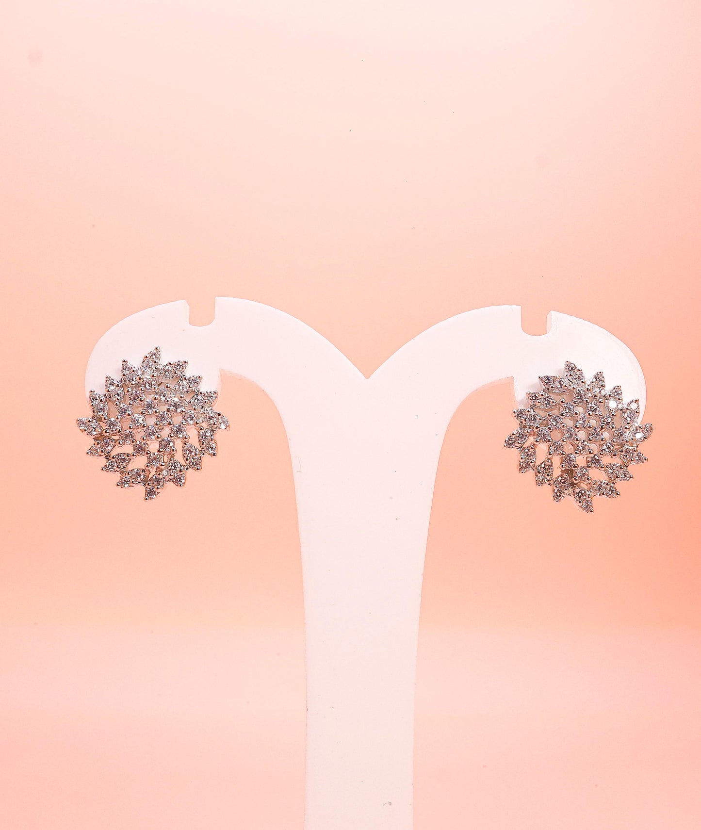 Sparkling Square Earring