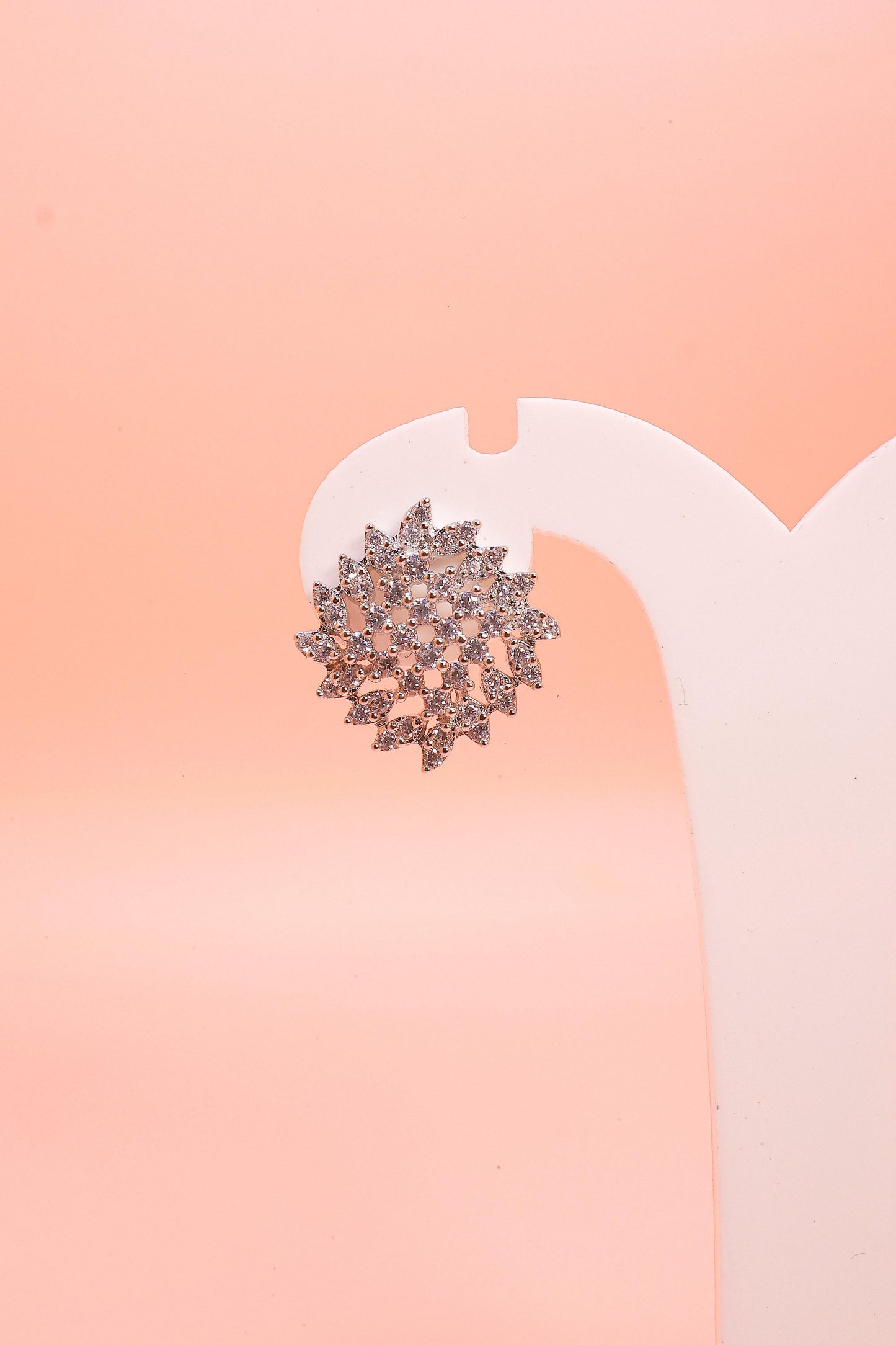 Sparkling Square Earring