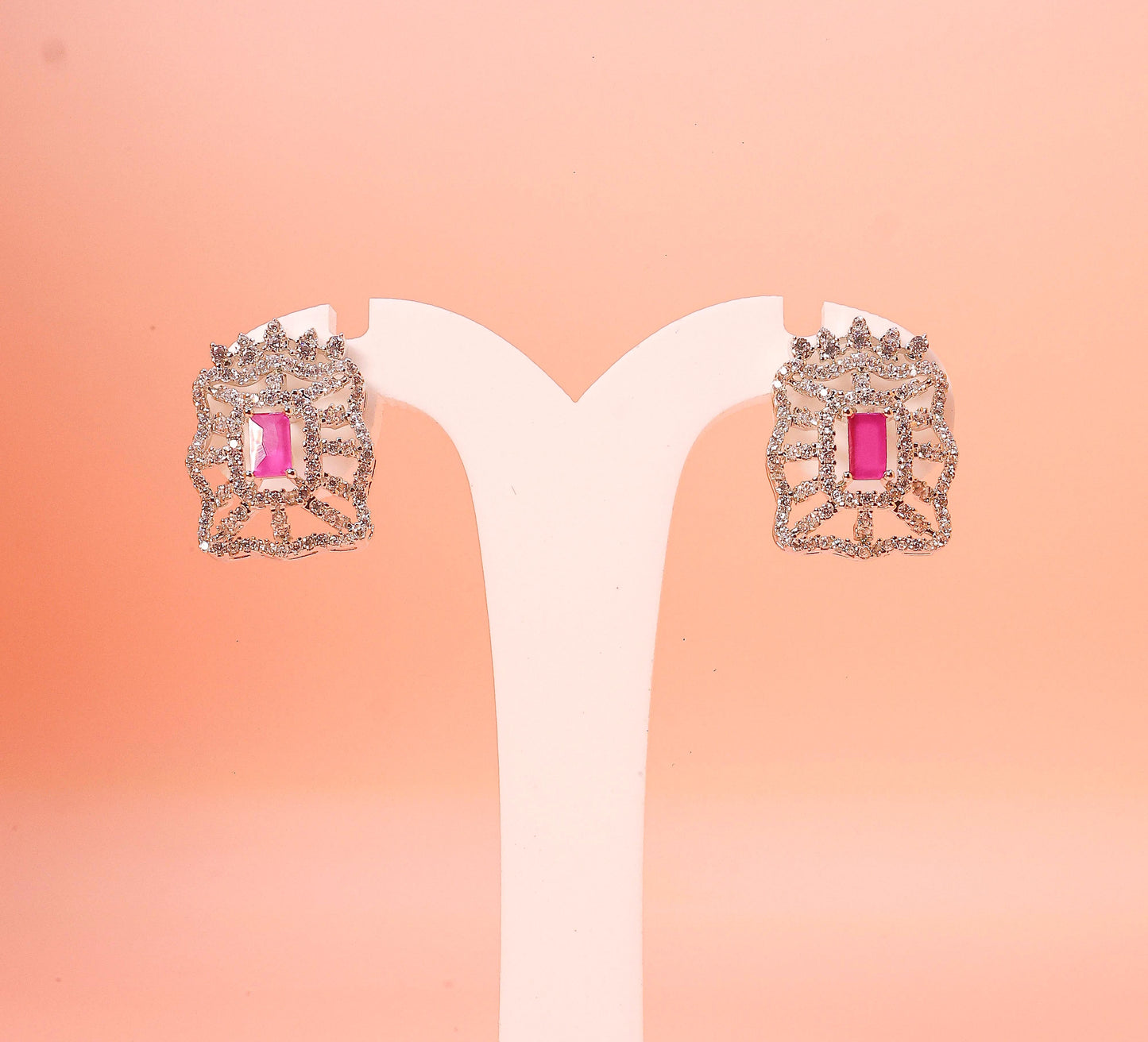 Royal Radiance Ruby Pendant Set