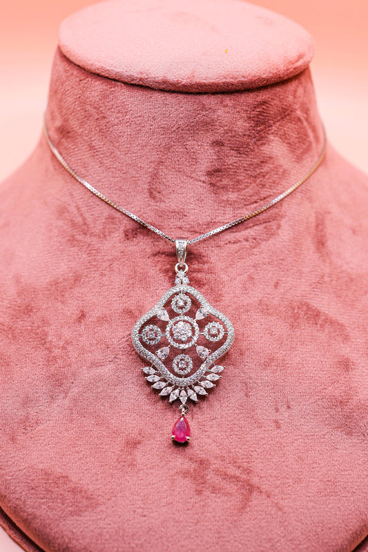 Ruby Dewdrop Harmony Pendant