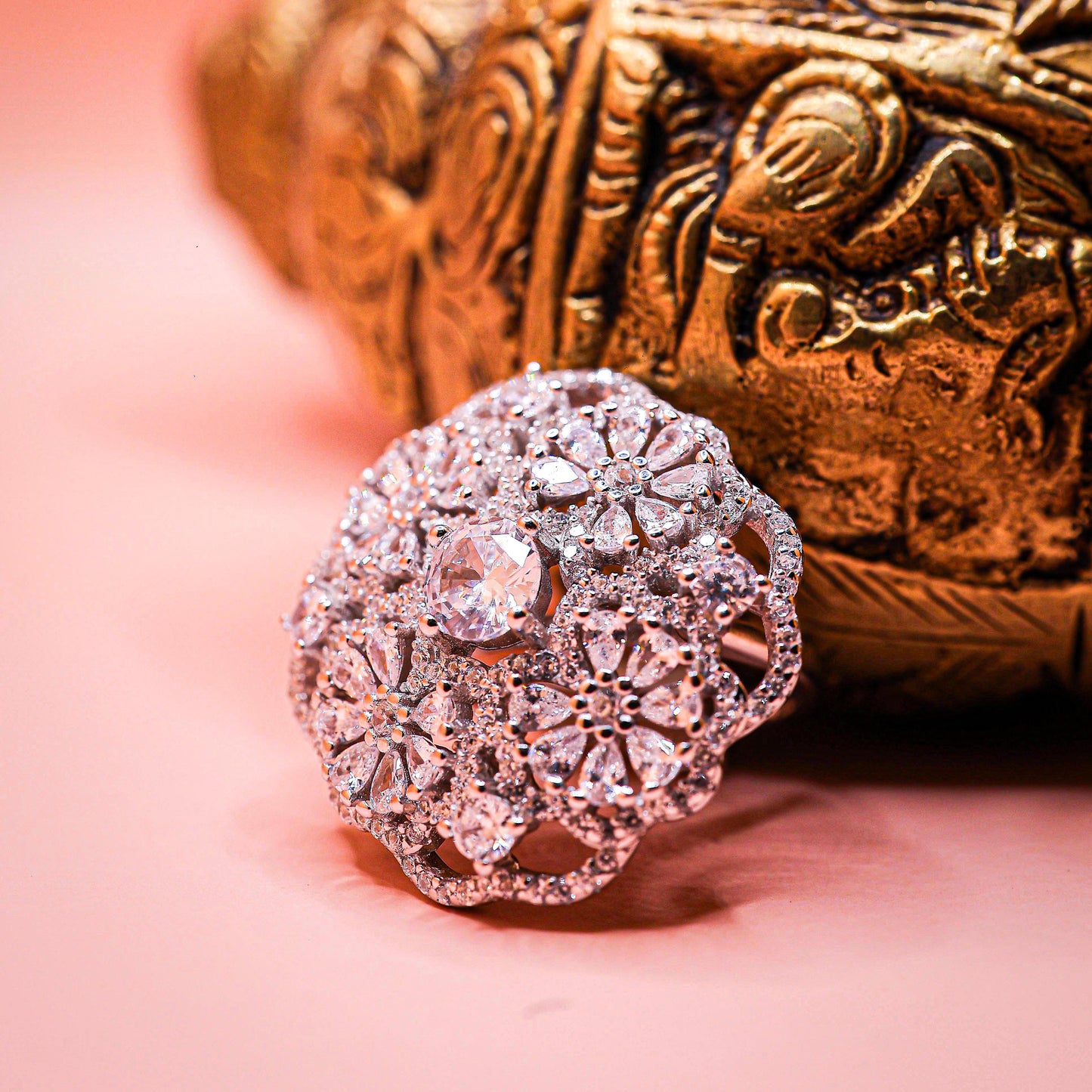 Celestia Bloom Diamond Ring