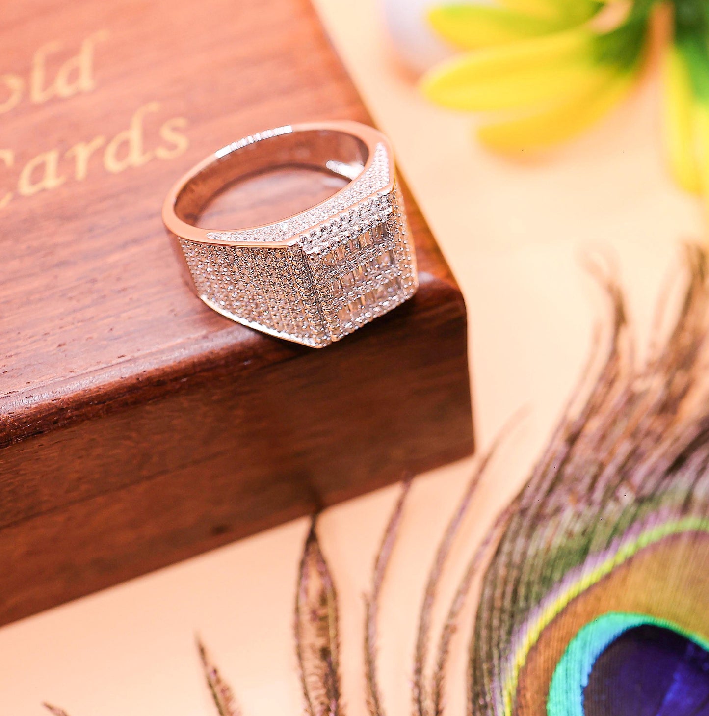 Wave Spark  men's Ring