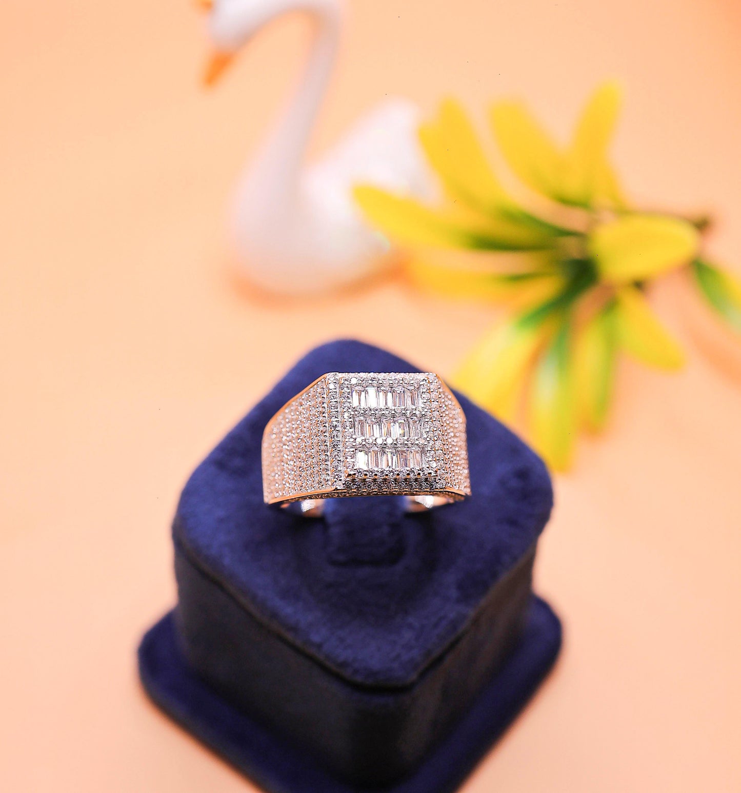 Wave Spark  men's Ring