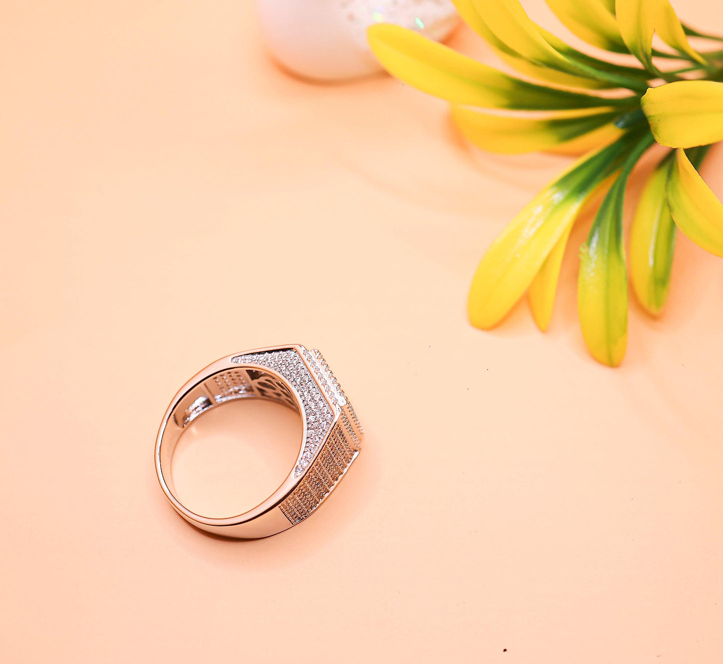 Wave Spark  men's Ring