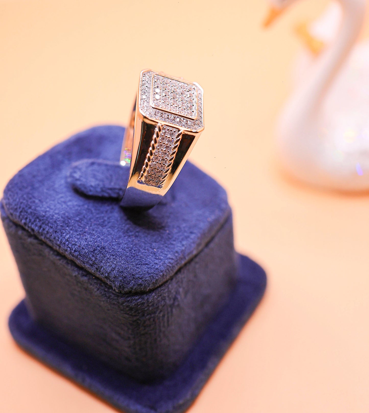 Glacier Grid  men's Ring