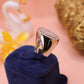 Premium Sterling Silver Square Designer Ring