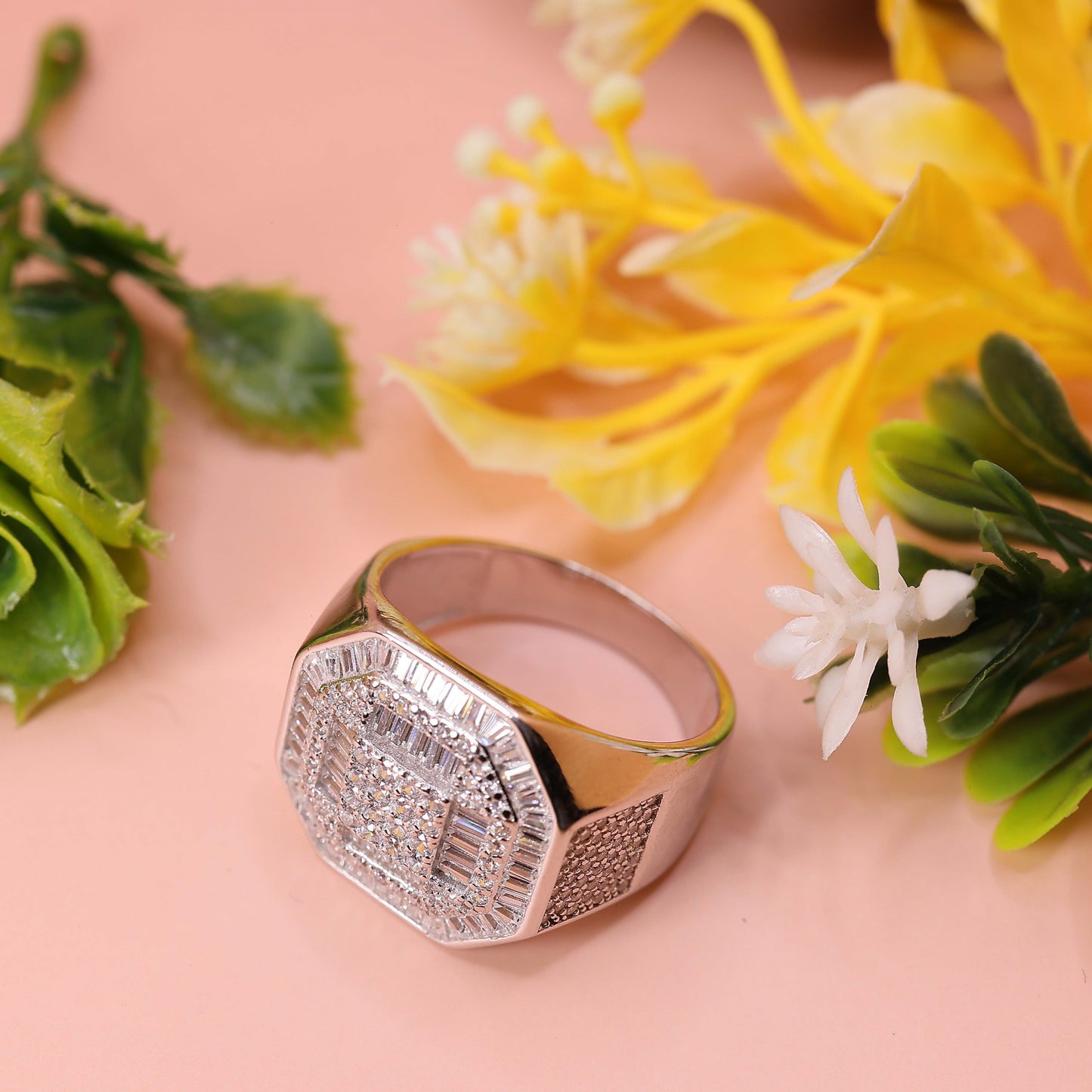 Imperial Octagon Diamond Power Ring