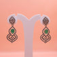 Elegant Emerald Drop Earrings
