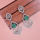 Elegant Emerald Drop Earrings