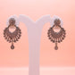 The Luna Grace Silver Chandelier Earrings