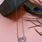 The Eternal Spark Open-Heart Silver Chain Pendant